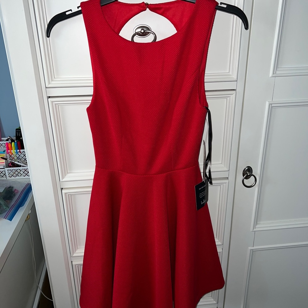 NWT LULU Short red dress
